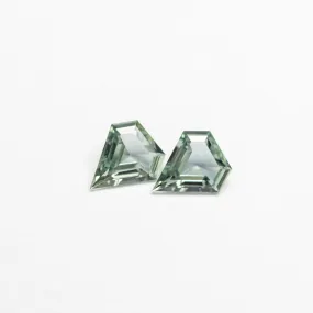 0.23cttw 2pc 3.97x3.46x1.34mm 3.97x3.48x1.38mm Shield Sapphire Matching Pair 22789-01