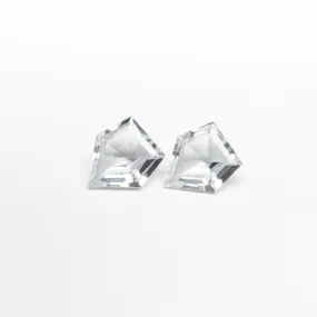 0.29cttw 2pc 3.92x3.44x1.48mm 3.98x3.50x1.52mm Shield Step Cut Sapphire Matching Pair 23396-01