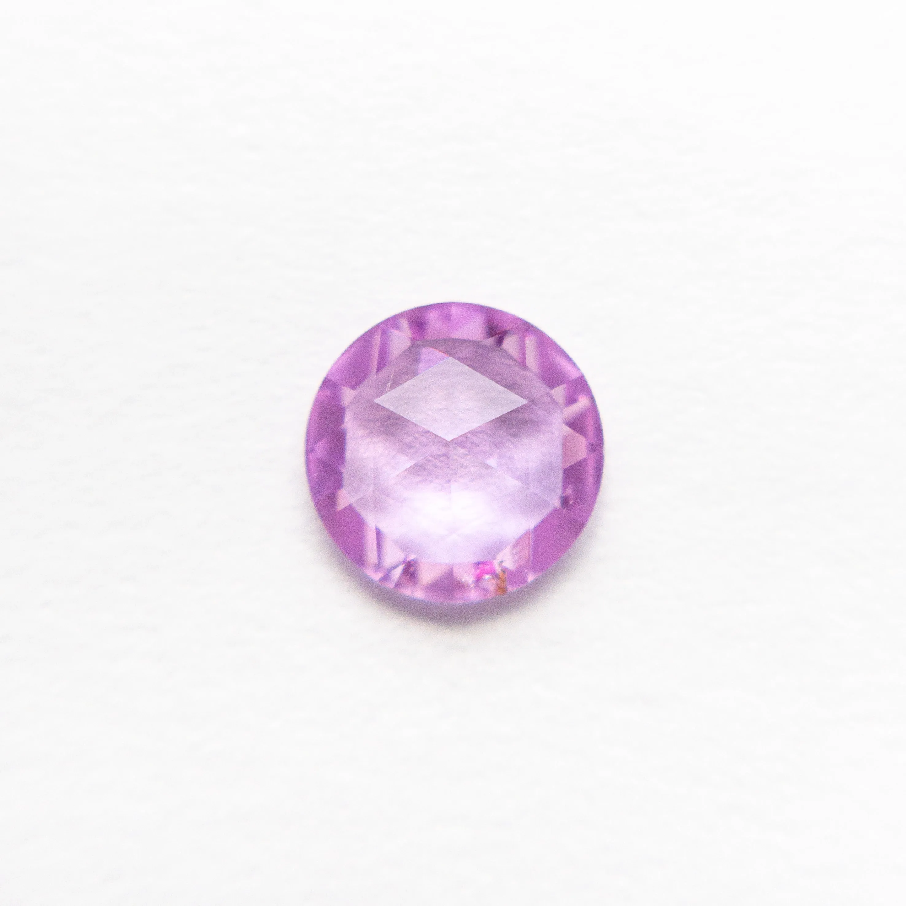 0.76ct 6.05x6.03x2.65mm Round Rosecut Sapphire 20827-02