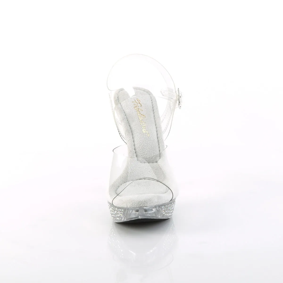 4 Inch Heel ELEGANT-408ABRS Clear