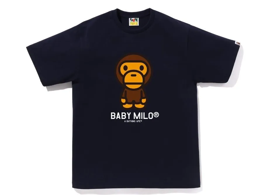 A BATHING APE  |Crew Neck Unisex Plain Other Animal Patterns Cotton