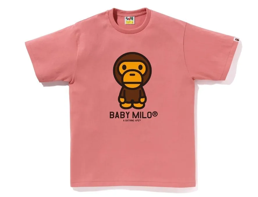 A BATHING APE  |Crew Neck Unisex Plain Other Animal Patterns Cotton