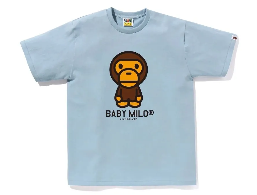 A BATHING APE  |Crew Neck Unisex Plain Other Animal Patterns Cotton