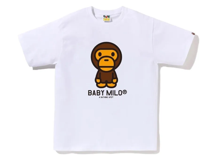 A BATHING APE  |Crew Neck Unisex Plain Other Animal Patterns Cotton