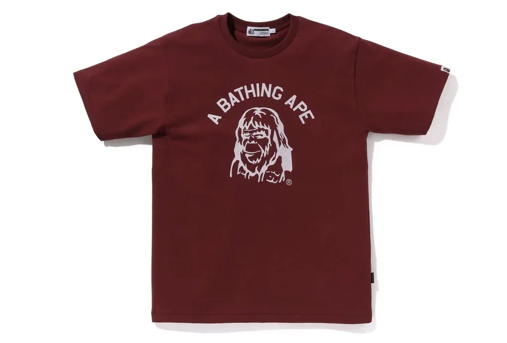 A BATHING APE  |Crew Neck Unisex Street Style Cotton Short Sleeves Logo