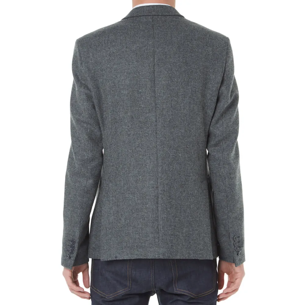 Acne Studios Stan Tweed Wool 2 Button JacketGrey