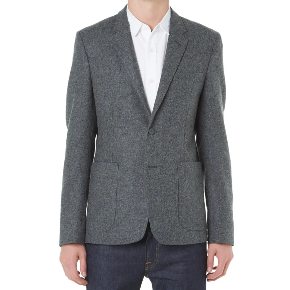 Acne Studios Stan Tweed Wool 2 Button JacketGrey