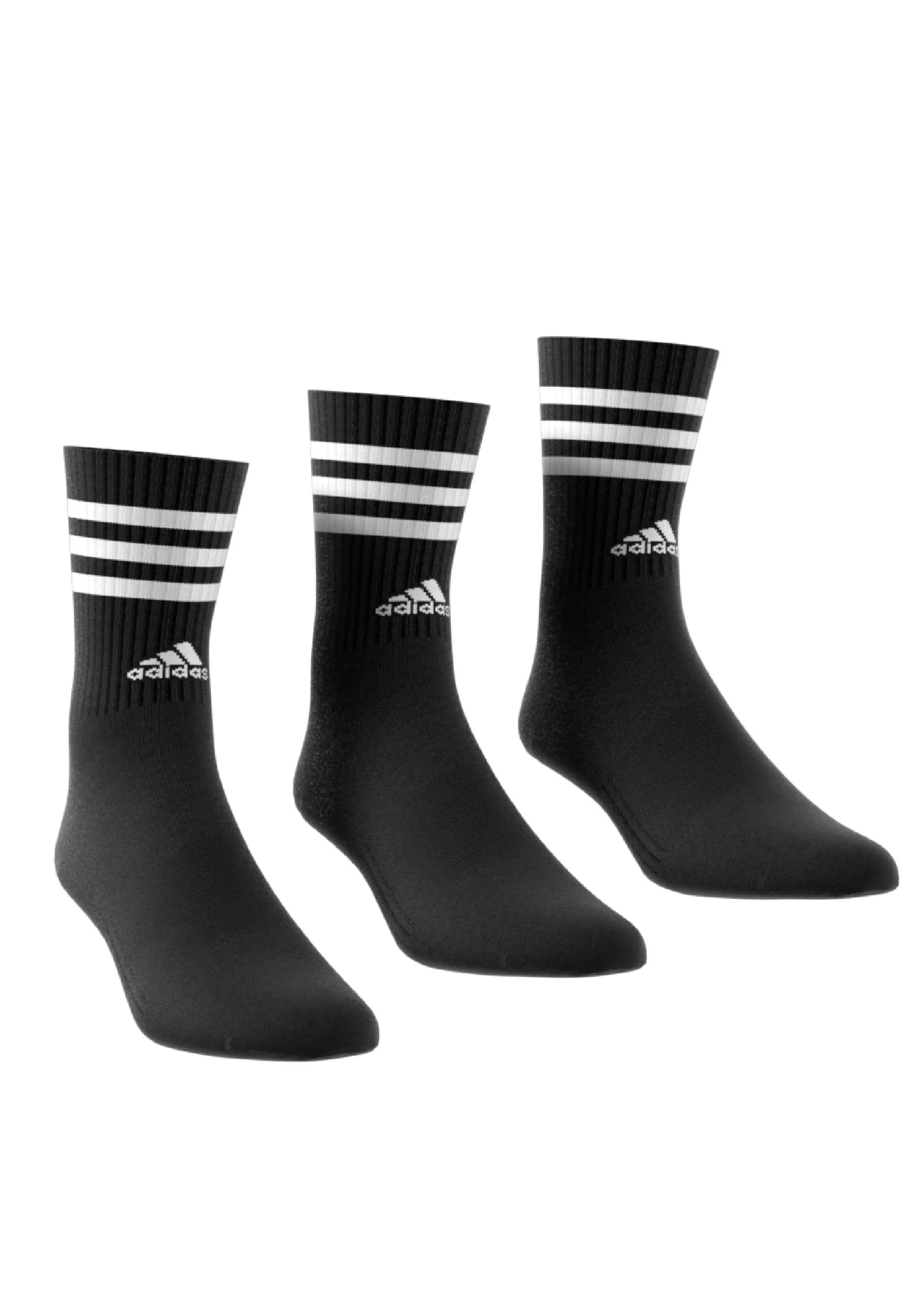 Adidas 3-Stripes Cushioned Crew Socks 3 Pairs  IC1321