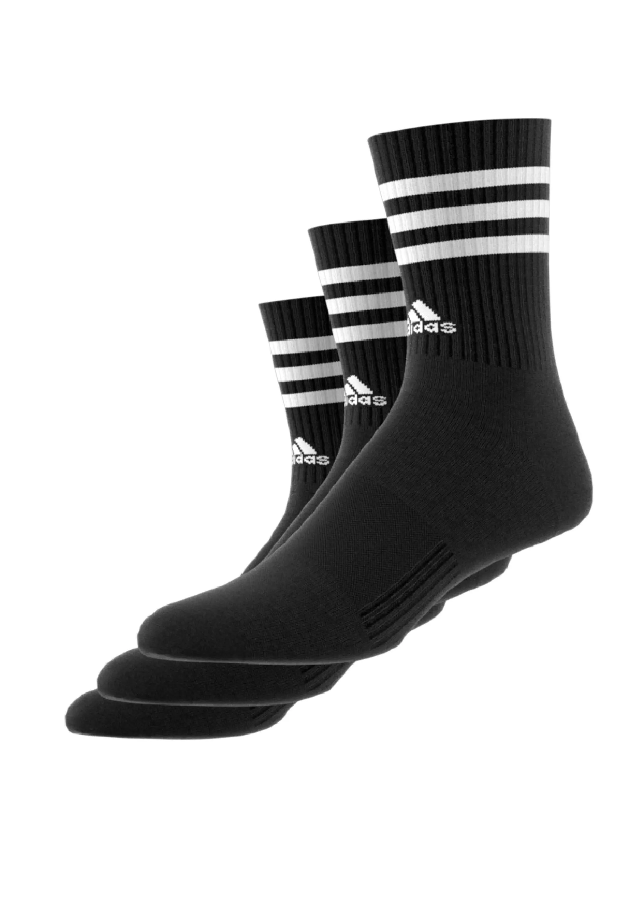 Adidas 3-Stripes Cushioned Crew Socks 3 Pairs  IC1321