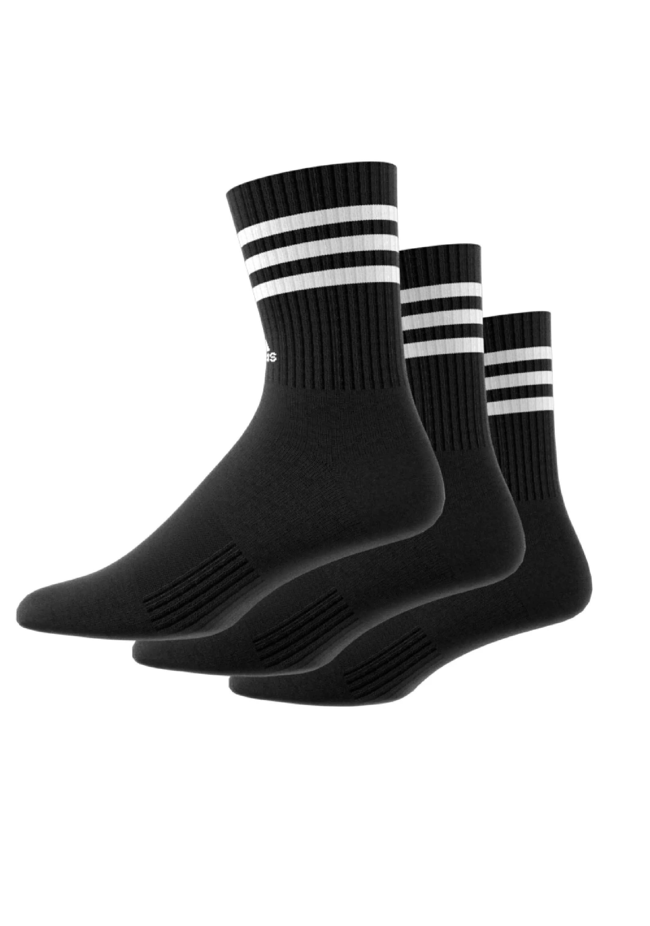 Adidas 3-Stripes Cushioned Crew Socks 3 Pairs  IC1321