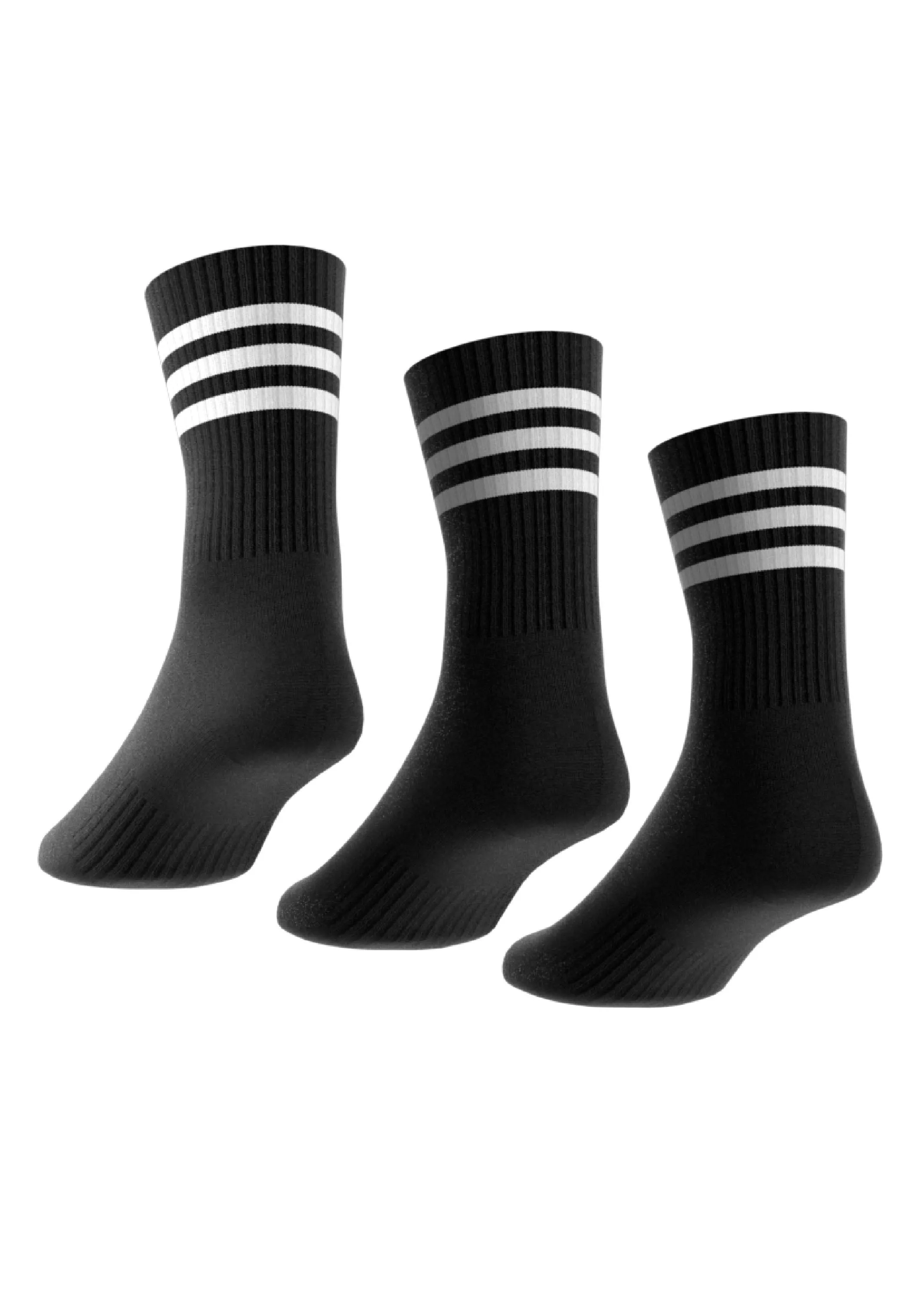 Adidas 3-Stripes Cushioned Crew Socks 3 Pairs  IC1321