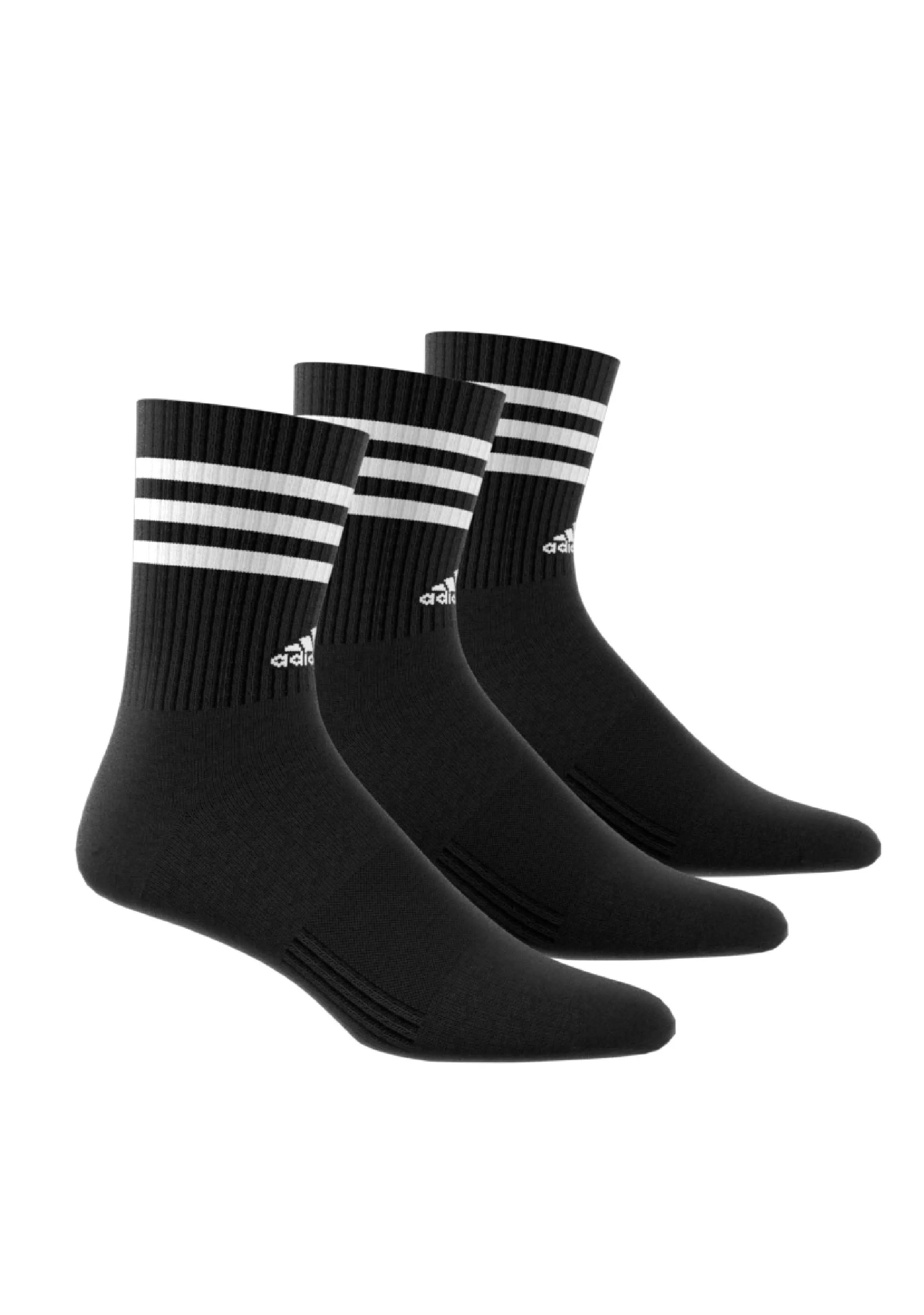 Adidas 3-Stripes Cushioned Crew Socks 3 Pairs  IC1321