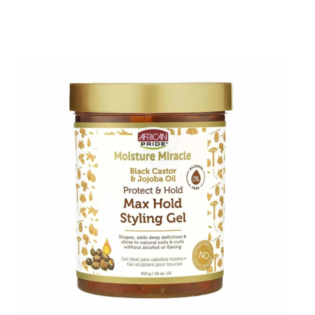 African pride Moisture Miracle Max Hold Styling Gel 510 g