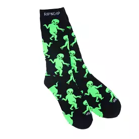 Alien Dance Party Socks