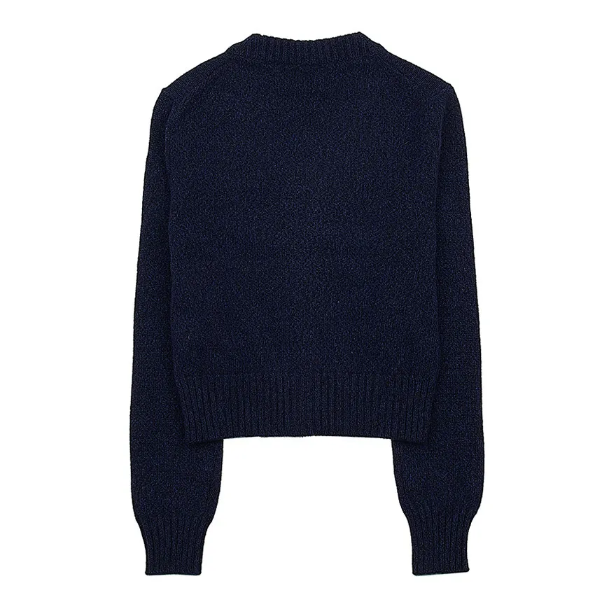 AMI PARIS  |Heart Casual Style Wool Street Style Long Sleeves Plain