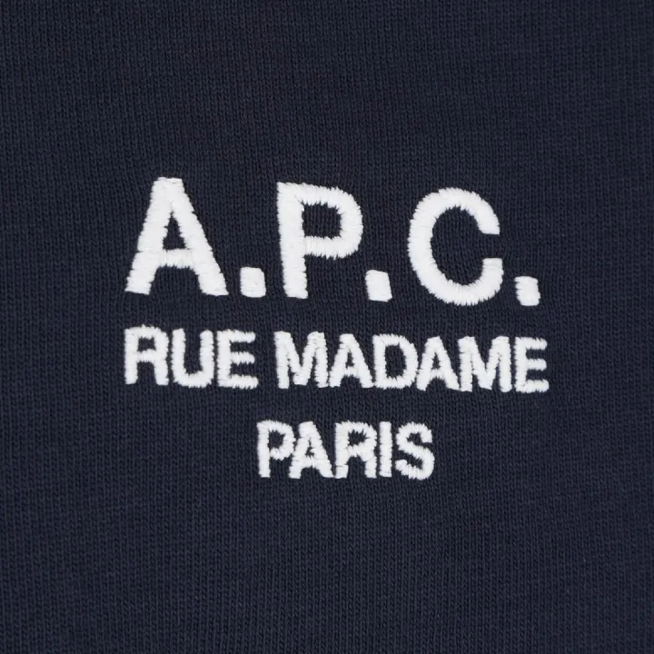 A.P.C.  |Crew Neck Unisex Street Style Cotton Short Sleeves Logo