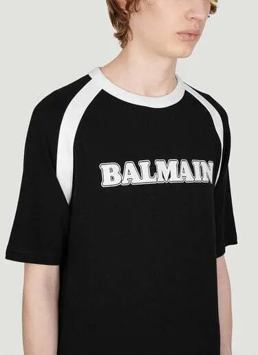 BALMAIN  |Crew Neck Nylon Street Style Short Sleeves Logo Luxury