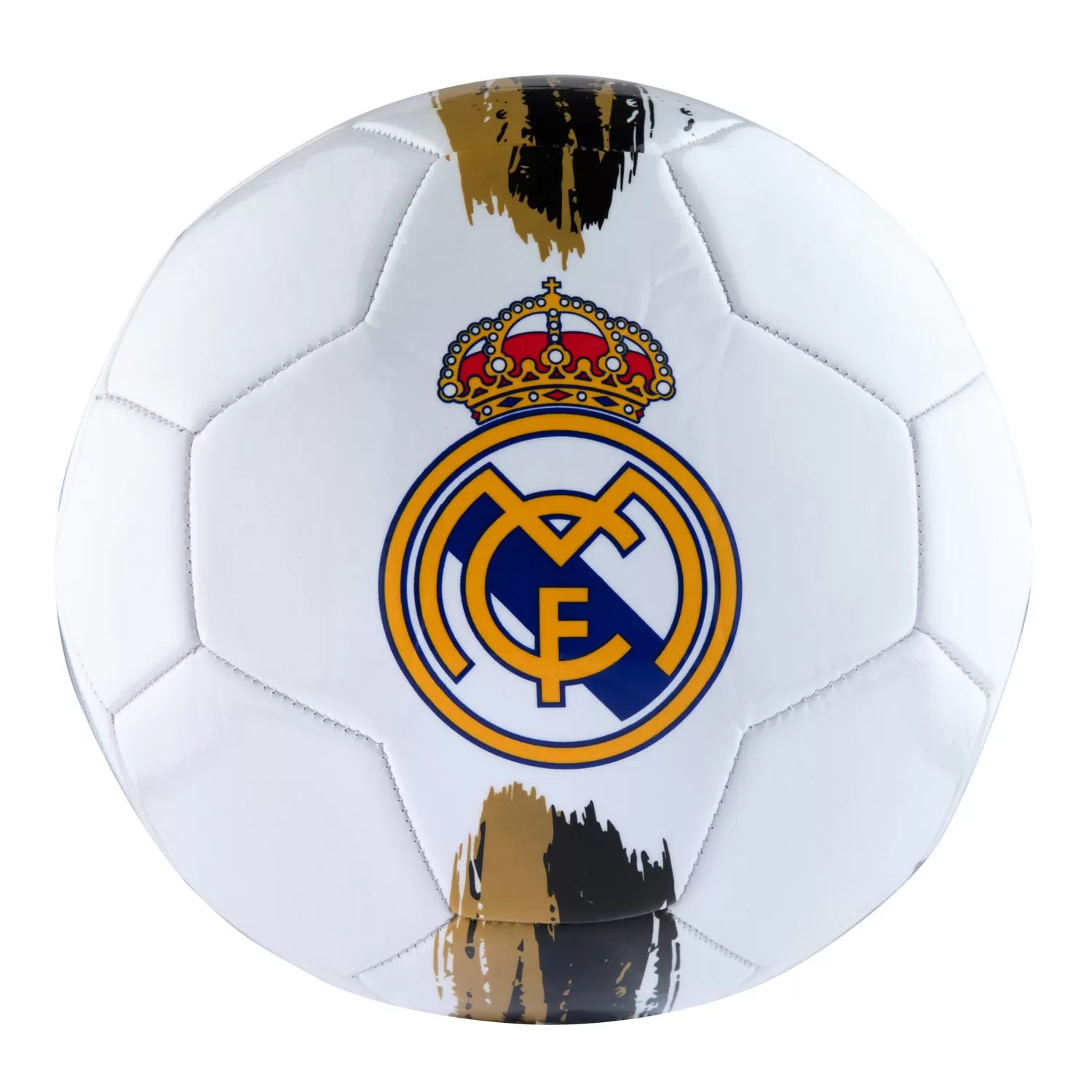 Balón Fan Madridista Color Blanco/Dorado