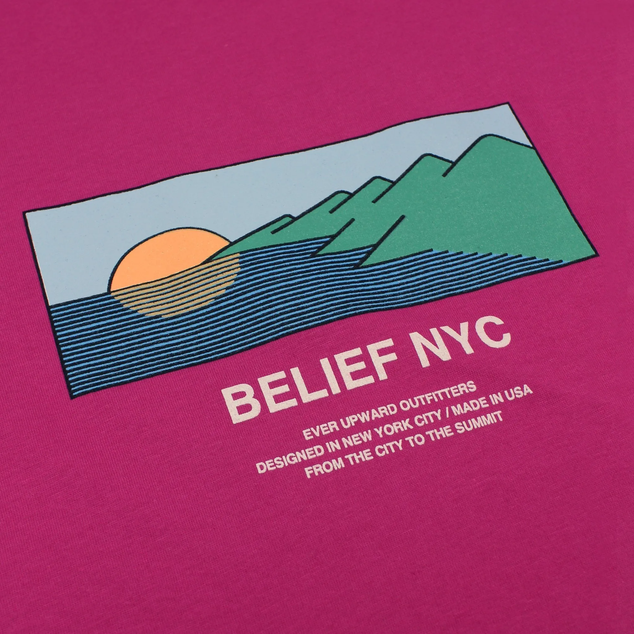 Belief  |Crew Neck Street Style Cotton Short Sleeves