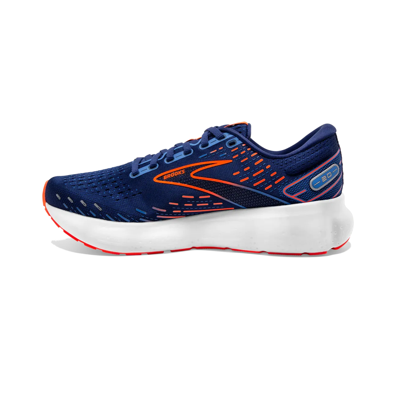 Brooks Glycerin 20 (Blue Depths/Palace Blue/Orange) - Men's