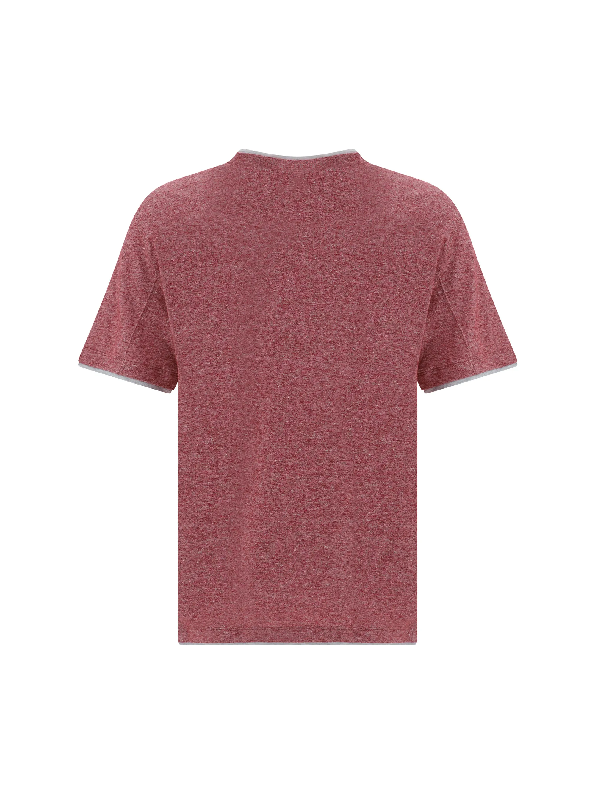 BRUNELLO CUCINELLI  |Crew Neck Plain Cotton Short Sleeves Crew Neck T-Shirts