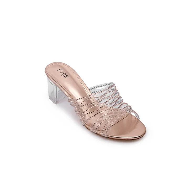 Clear Box Heel Sandal BB 13