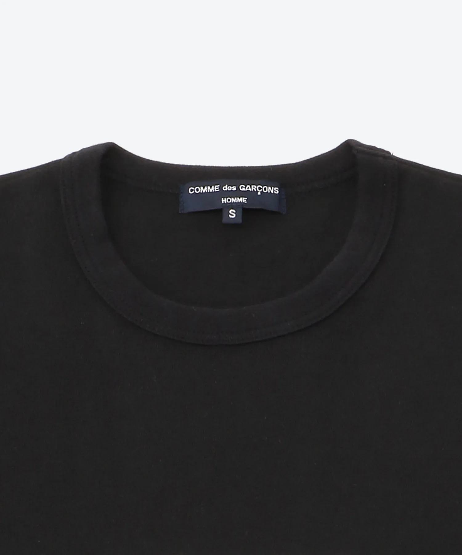 COMME des GARCONS  |Crew Neck Plain Short Sleeves Logo Designers