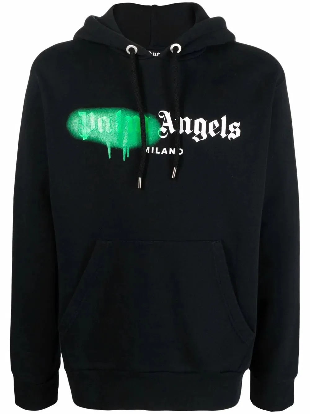 Felpa PALM ANGELS con cappuccio sprayed Milano nera