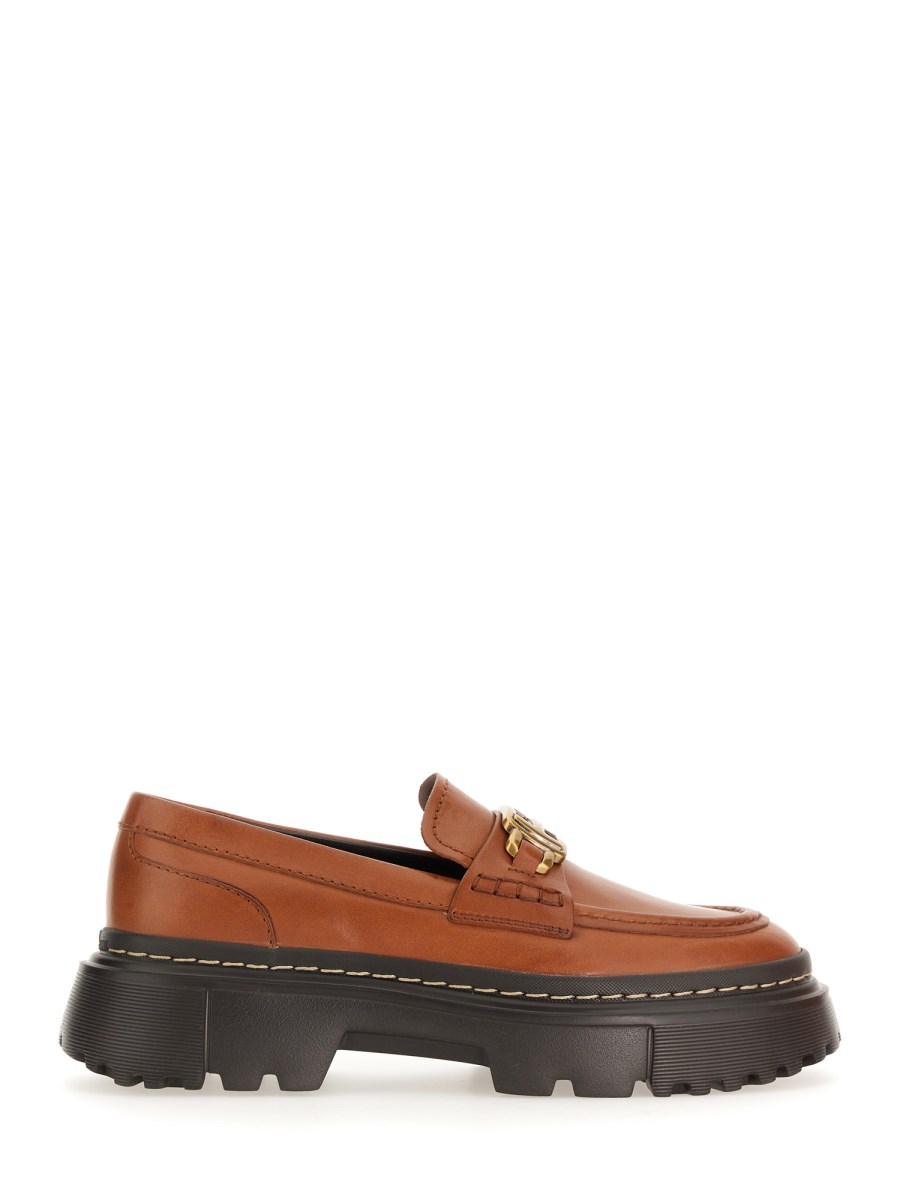 HOGAN    LEATHER MOCCASIN H619