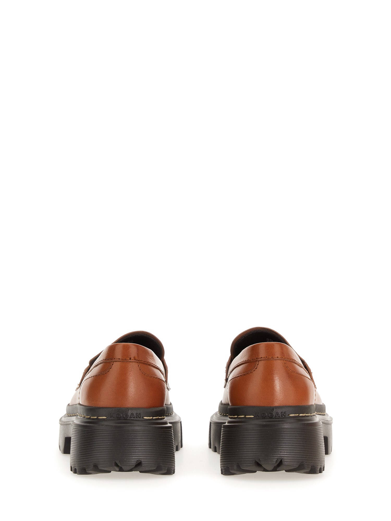 HOGAN    LEATHER MOCCASIN H619