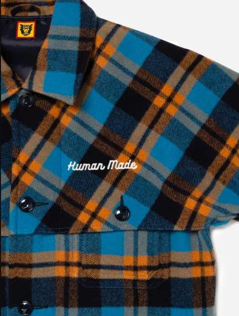 HUMAN MADE  |Gingham Glen Patterns Unisex Wool Nylon Blended Fabrics