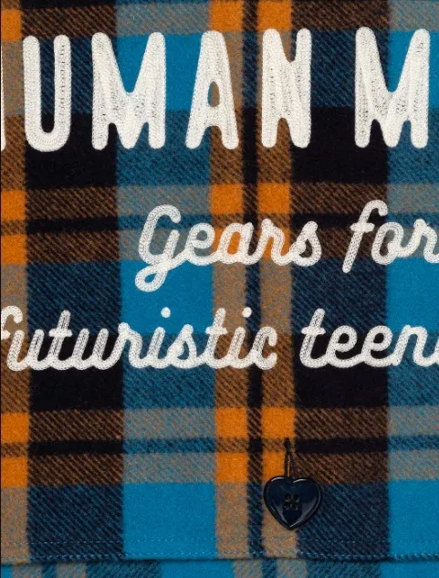 HUMAN MADE  |Gingham Glen Patterns Unisex Wool Nylon Blended Fabrics