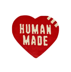 HUMAN MADE HEART RUG LARGE - RED