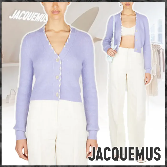 JACQUEMUS  |Casual Style Wool Nylon Street Style Long Sleeves Cardigans