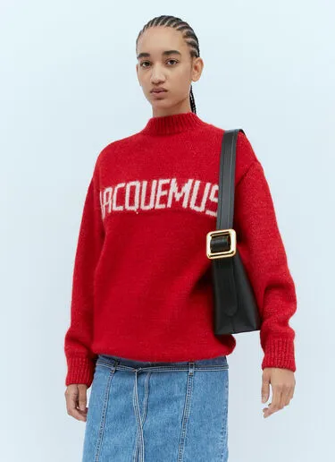 JACQUEMUS  |Crew Neck Casual Style Wool Nylon Street Style Long Sleeves