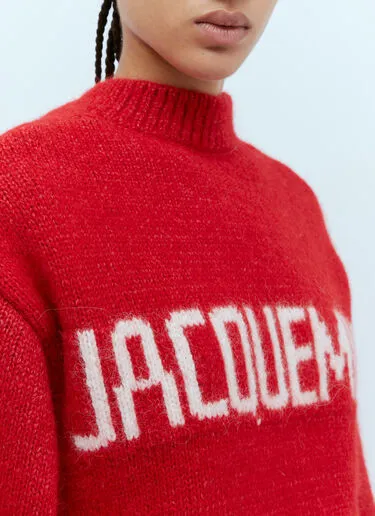 JACQUEMUS  |Crew Neck Casual Style Wool Nylon Street Style Long Sleeves