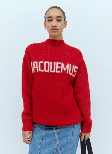 JACQUEMUS  |Crew Neck Casual Style Wool Nylon Street Style Long Sleeves