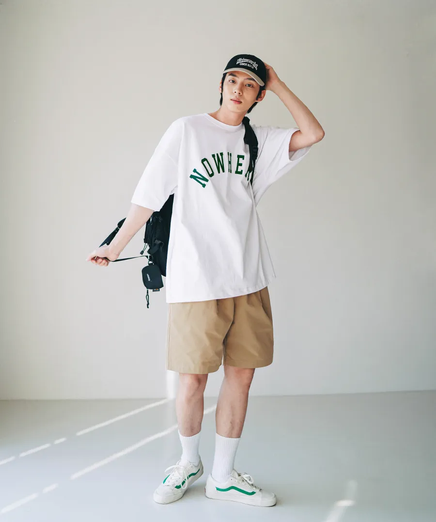 Jemut  |Crew Neck Unisex Street Style Cotton Short Sleeves Logo