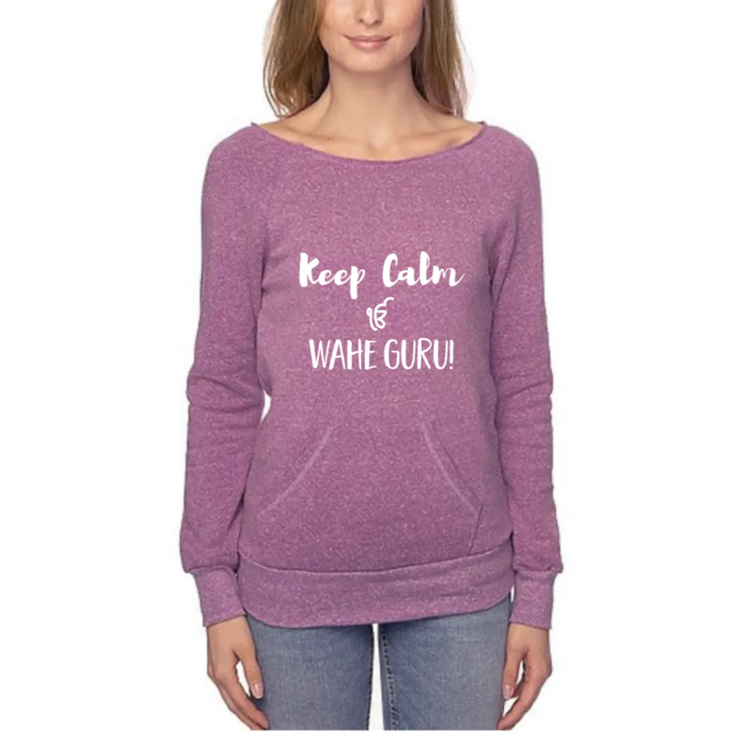 Keep Calm Ek Ong Kar Wahe Guru Eco blend Fleece