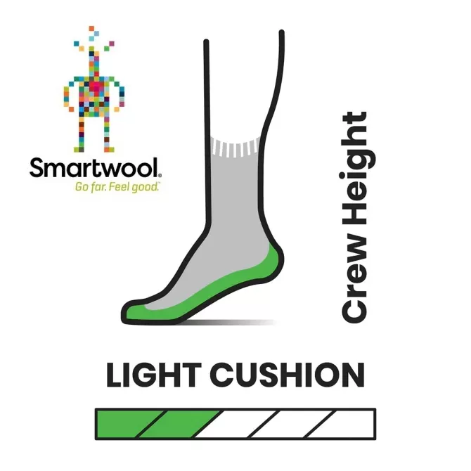 Kids' Hike Light Cushion Crew Socks - Light Gray (039)