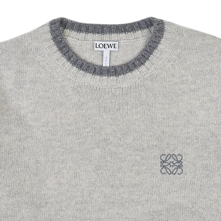 LOEWE  |Crew Neck Casual Style Wool Street Style Long Sleeves Plain