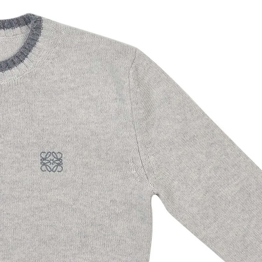 LOEWE  |Crew Neck Casual Style Wool Street Style Long Sleeves Plain