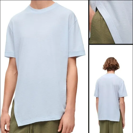 LOEWE  |Crew Neck Unisex Plain Cotton Short Sleeves Luxury