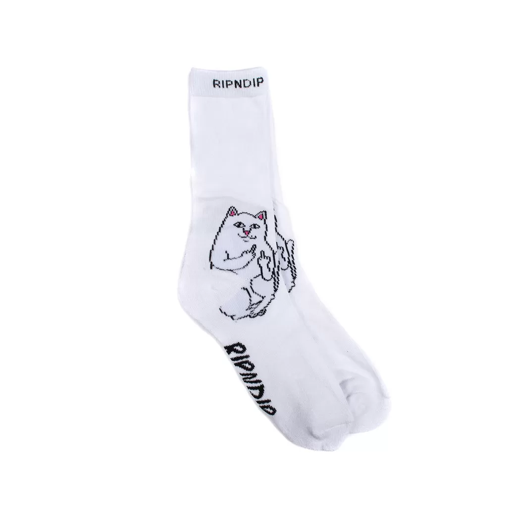 Lord Nermal Socks (White)