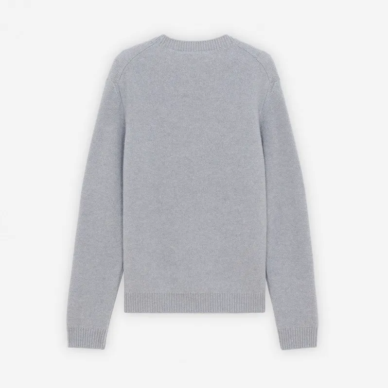 MAISON KITSUNE  |Unisex Wool Long Sleeves Other Animal Patterns