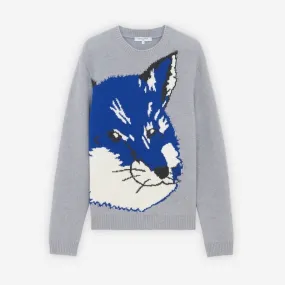 MAISON KITSUNE  |Unisex Wool Long Sleeves Other Animal Patterns