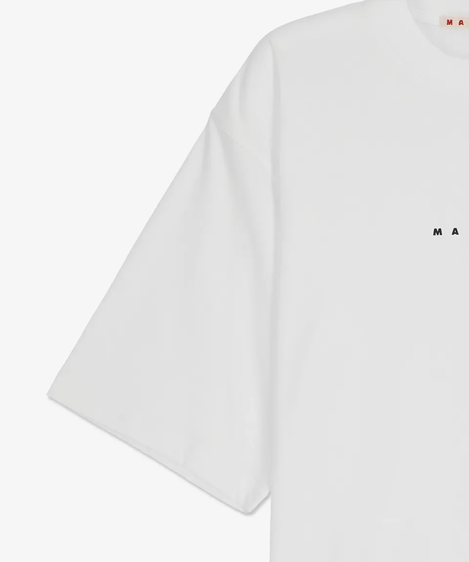 MARNI  |Crew Neck Street Style Plain Cotton Short Sleeves Logo