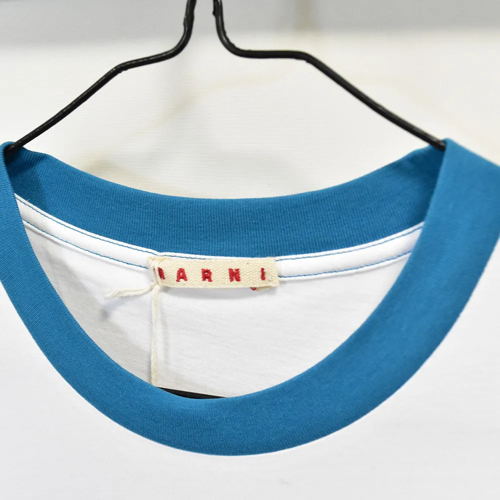 MARNI  |Crew Neck Unisex Street Style Cotton Short Sleeves Logo