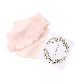 Minihaha Drop Needle Socks - Pale Pink