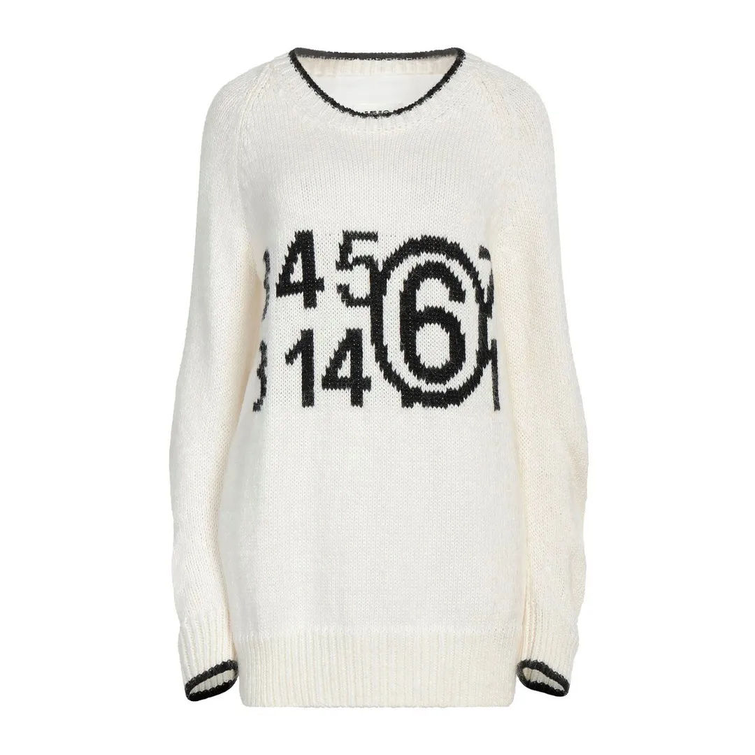 MM6 Maison Margiela  |Crew Neck Casual Style Unisex Street Style Long Sleeves